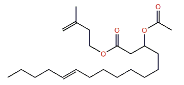 Isoprenyl 3-acetoxy-11-hexadecenoate